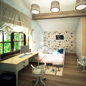 Дизайн интерьера дома в стиле Кантри